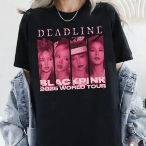 Deadline Black Pink 2025 World Tour Shirt